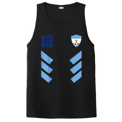 Argentina Soccer Jersey Argentina Football Argentinian PosiCharge Competitor Tank