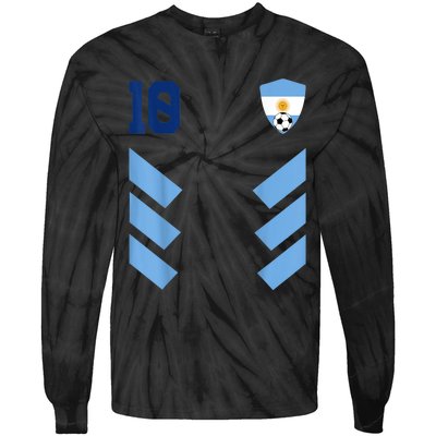 Argentina Soccer Jersey Argentina Football Argentinian Tie-Dye Long Sleeve Shirt