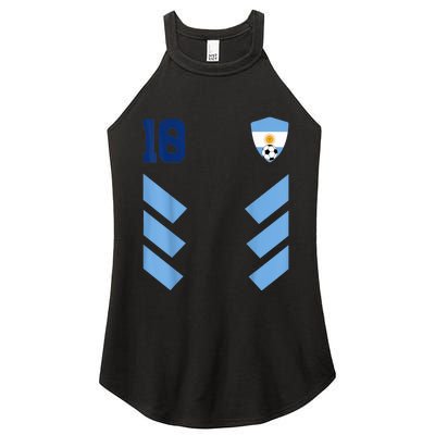 Argentina Soccer Jersey Argentina Football Argentinian Women's Perfect Tri Rocker Tank