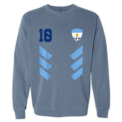 Argentina Soccer Jersey Argentina Football Argentinian Garment-Dyed Sweatshirt