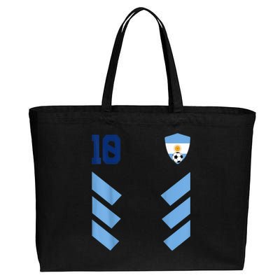 Argentina Soccer Jersey Argentina Football Argentinian Cotton Canvas Jumbo Tote