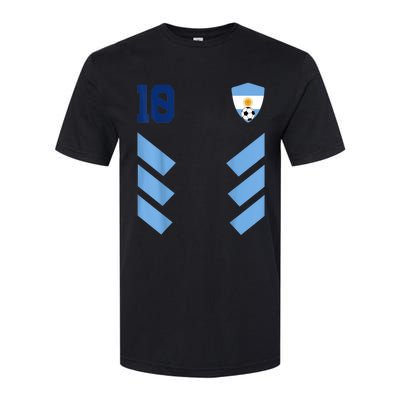 Argentina Soccer Jersey Argentina Football Argentinian Softstyle CVC T-Shirt