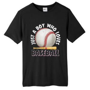 American Sport Just A Who Loves Baseball Gifts Tall Fusion ChromaSoft Performance T-Shirt