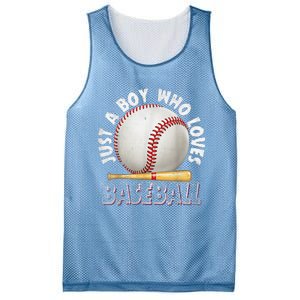 American Sport Just A Who Loves Baseball Gifts Mesh Reversible Basketball Jersey Tank