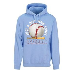 American Sport Just A Who Loves Baseball Gifts Unisex Surf Hoodie