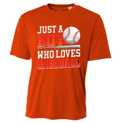 American Sport Just A Who Loves Baseball Gifts Cooling Performance Crew T-Shirt