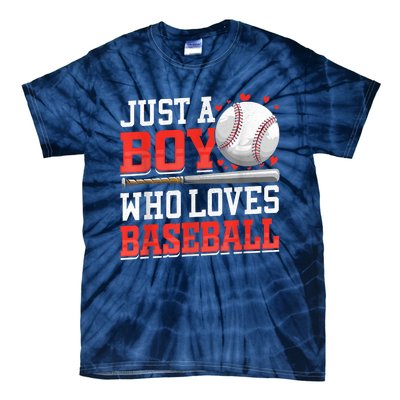 American Sport Just A Who Loves Baseball Gifts Tie-Dye T-Shirt