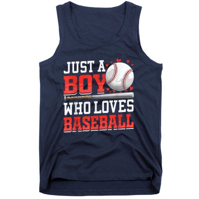 American Sport Just A Who Loves Baseball Gifts Tank Top