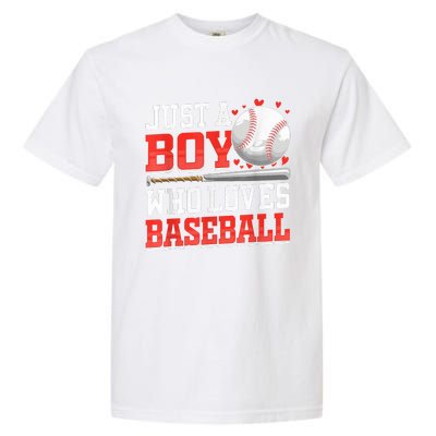 American Sport Just A Who Loves Baseball Gifts Garment-Dyed Heavyweight T-Shirt