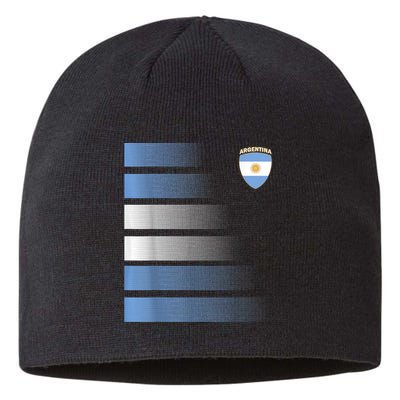 Argentina Soccer Jersey Football Argentina Soccer Sustainable Beanie
