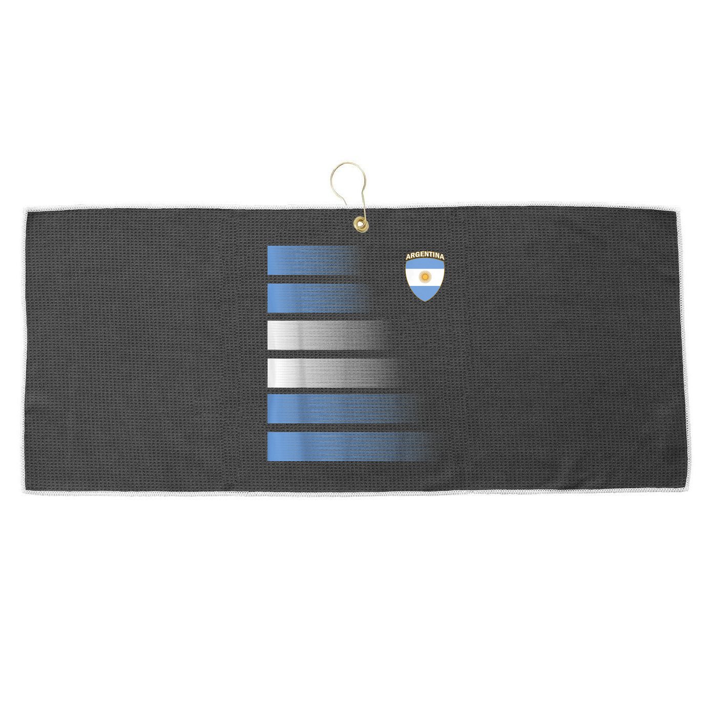 Argentina Soccer Jersey Football Argentina Soccer Large Microfiber Waffle Golf Towel