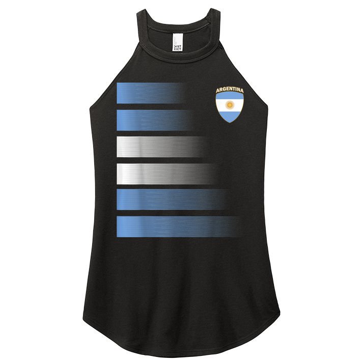 Argentina Soccer Jersey Football Argentina Soccer Women's Perfect Tri Rocker Tank