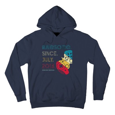 Awesome Since July 2013 11 Years Old 11th Birthday Gamer Hoodie