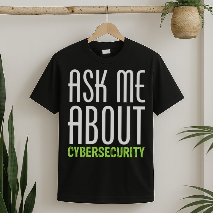 Ask Me About Cybersecurity T-Shirt