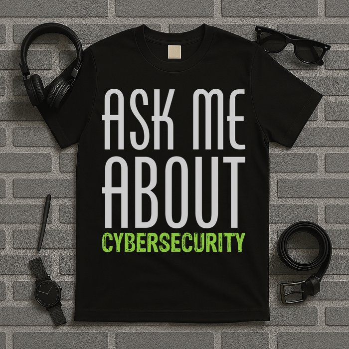 Ask Me About Cybersecurity T-Shirt