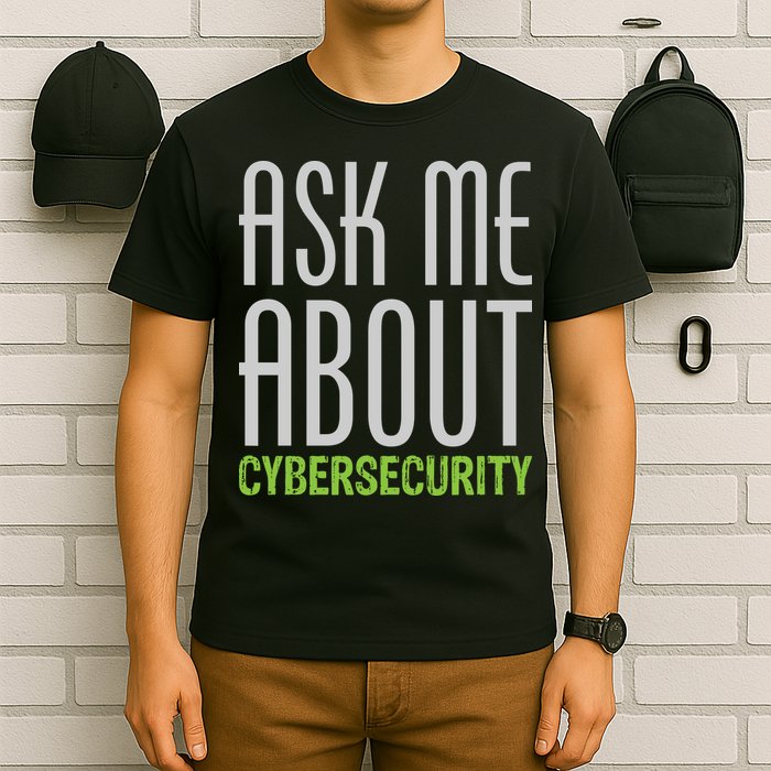Ask Me About Cybersecurity T-Shirt