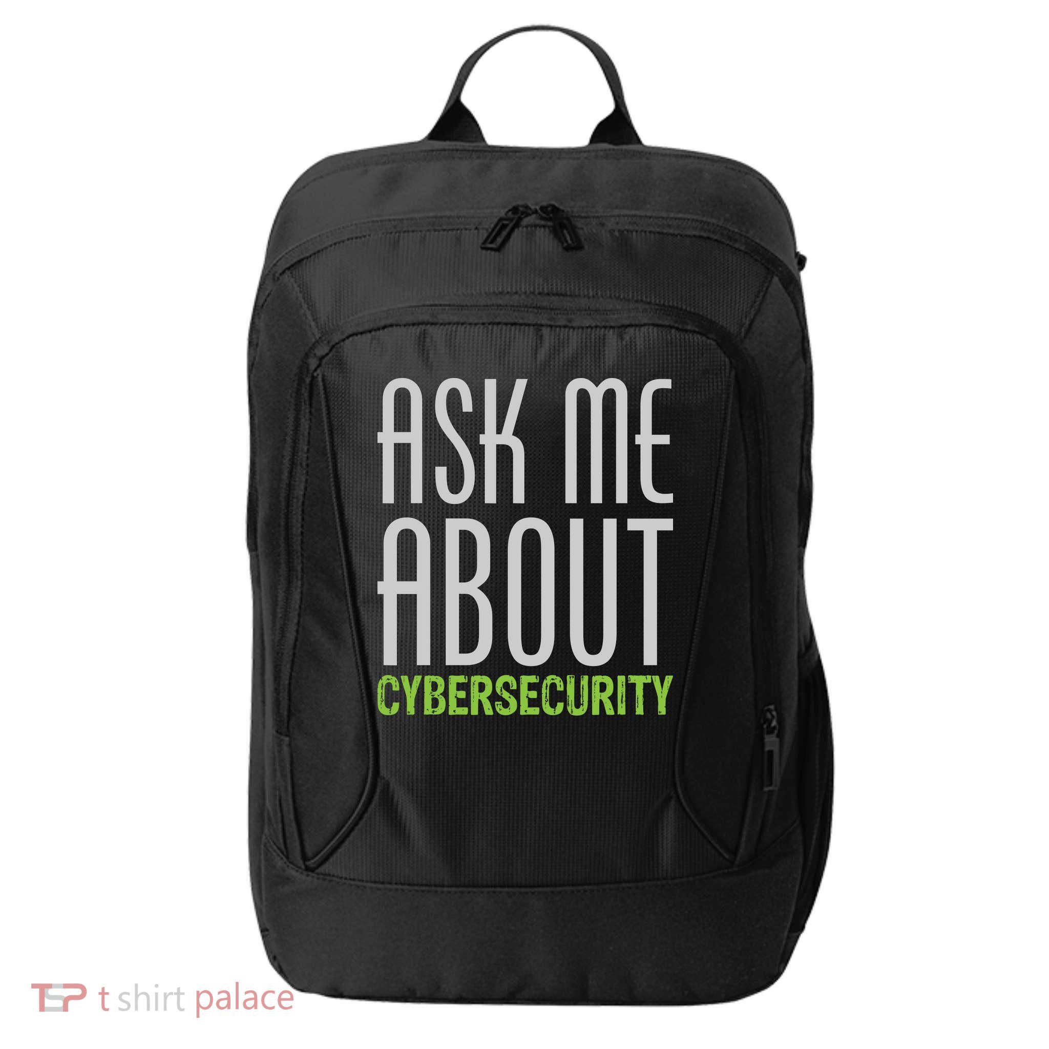 Ask Me About Cybersecurity City Backpack