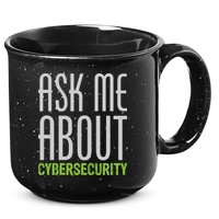 Ask Me About Cybersecurity 15oz Campfire Ceramic Mug