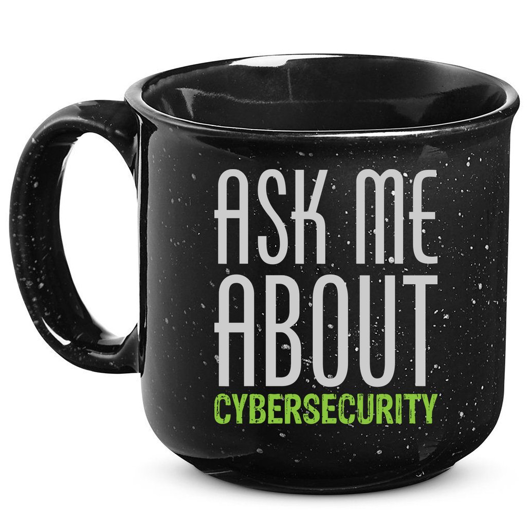Ask Me About Cybersecurity 15oz Campfire Ceramic Mug