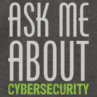 Ask Me About Cybersecurity Vector Backpack