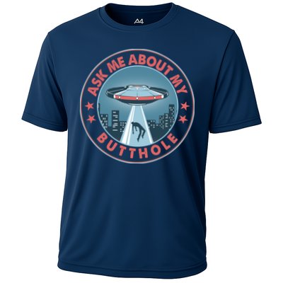 Ask Me About My Butthole Alien Abduction Performance Shirt