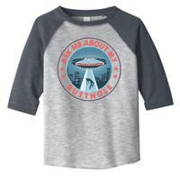 Ask Me About My Butthole Alien Abduction Toddler Fine Jersey T-Shirt