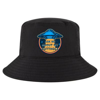 Ask Me About My Butthole Funny Alien Cool Comfort Performance Bucket Hat