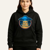 Ask Me About My Butthole Funny Alien Hoodie