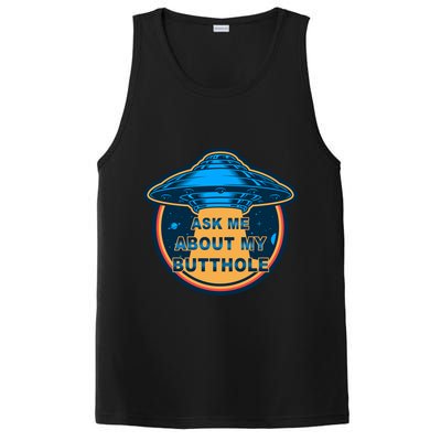 Ask Me About My Butthole Funny Alien PosiCharge Competitor Tank