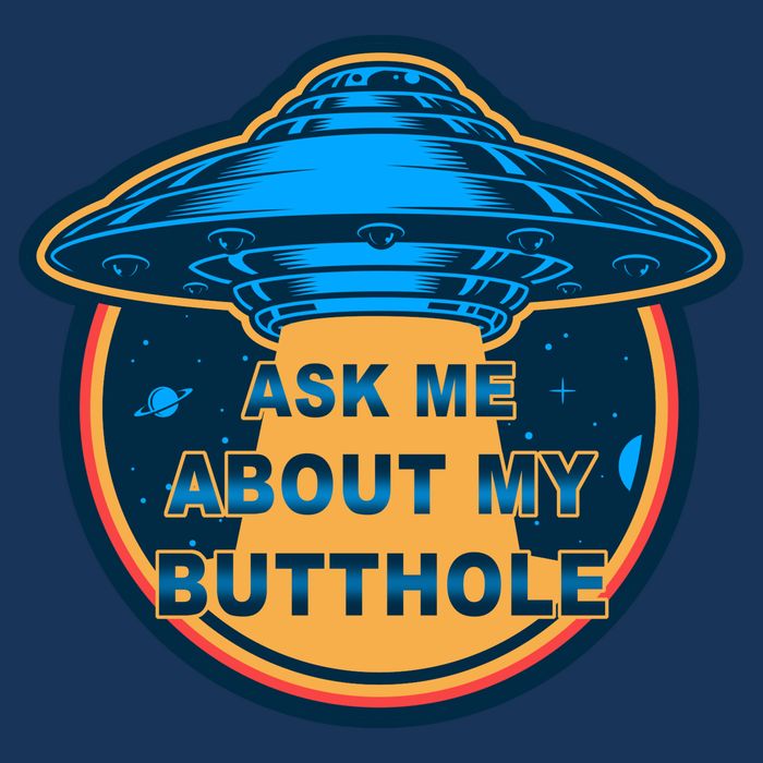 Ask Me About My Butthole Funny Alien Infant Baby Jersey Bodysuit
