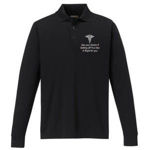 Ask Your Doctor Performance Long Sleeve Polo