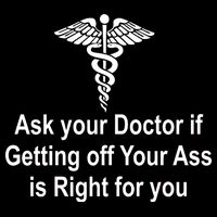 Ask Your Doctor Drawstring Bag