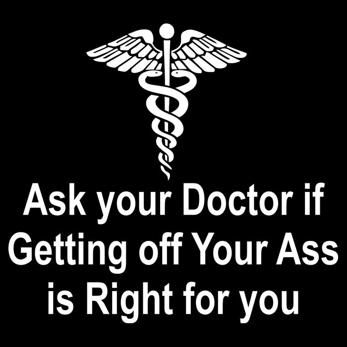 Ask Your Doctor Drawstring Bag