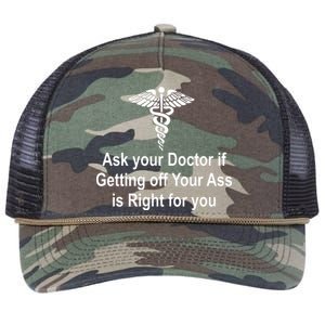 Ask Your Doctor Retro Rope Trucker Hat Cap