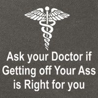 Ask Your Doctor Cotton Canvas Backpack