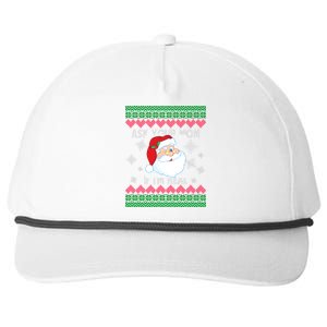 Ask your Mom if I'm Real Santa Claus Ugly X-Mas Snapback Five-Panel Rope Hat