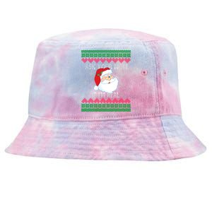 Ask your Mom if I'm Real Santa Claus Ugly X-Mas Tie-Dyed Bucket Hat