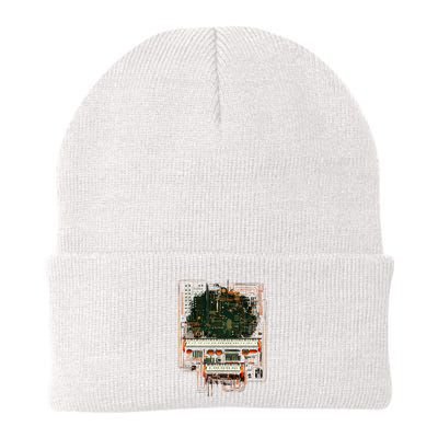 Analogue Synthesiser Keyboard Music Modular Life Knit Cap Winter Beanie