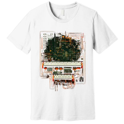 Analogue Synthesiser Keyboard Music Modular Life Premium T-Shirt