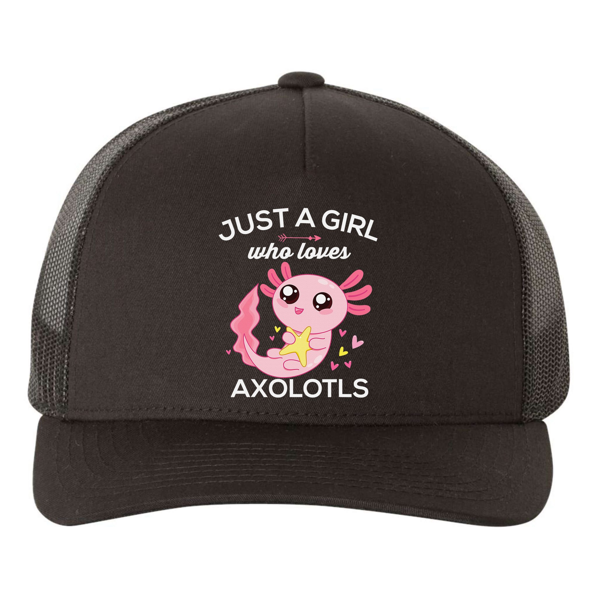 Axolotl Shirt Kawaii Just A  Who Loves Axolotl  Yupoong Adult 5-Panel Trucker Hat