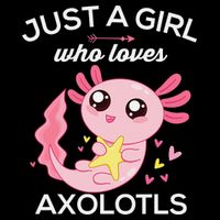 Axolotl Shirt Kawaii Just A  Who Loves Axolotl  Button