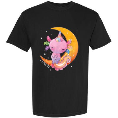 Axolotl Space Kawaii Japanese Anime Gift Girls Teens  Garment-Dyed Heavyweight T-Shirt