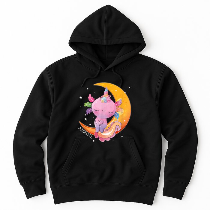 Axolotl Space Kawaii Japanese Anime Gift Girls Teens  Hoodie