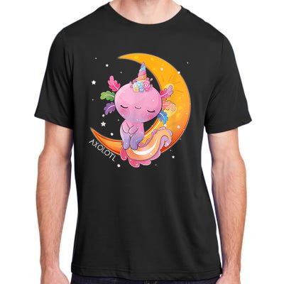 Axolotl Space Kawaii Japanese Anime Gift Girls Teens  Adult ChromaSoft Performance T-Shirt