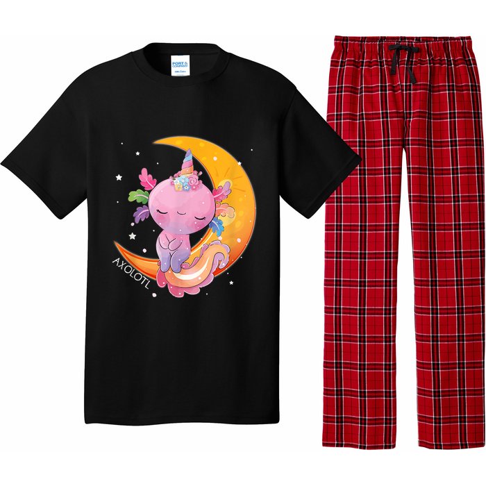 Axolotl Space Kawaii Japanese Anime Gift Girls Teens  Pajama Set