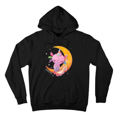 Axolotl Space Kawaii Japanese Anime Gift Girls Teens  Tall Hoodie