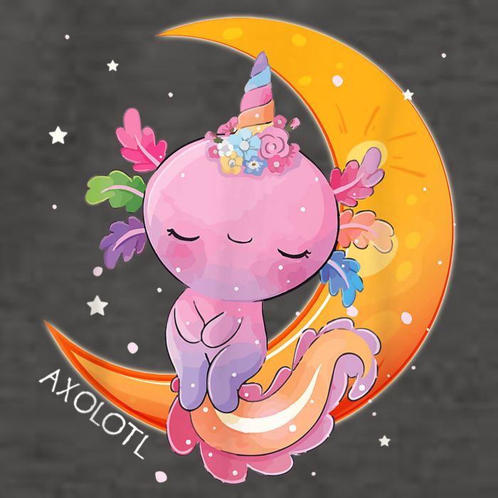 Axolotl Space Kawaii Japanese Anime Gift Girls Teens  Vector Backpack