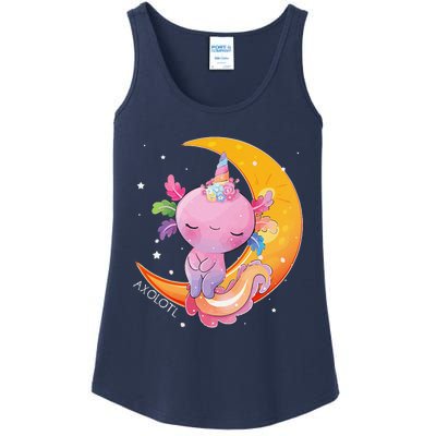 Axolotl Space Kawaii Japanese Anime Gift Girls Women Ladies Essential Tank