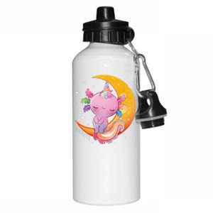 Axolotl Space Kawaii Japanese Anime Gift Girls Women Aluminum Water Bottle 