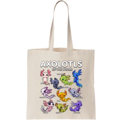 Axolotl Shirts Kawaii Axolotls Of The World Axolotl Animals Design Bag